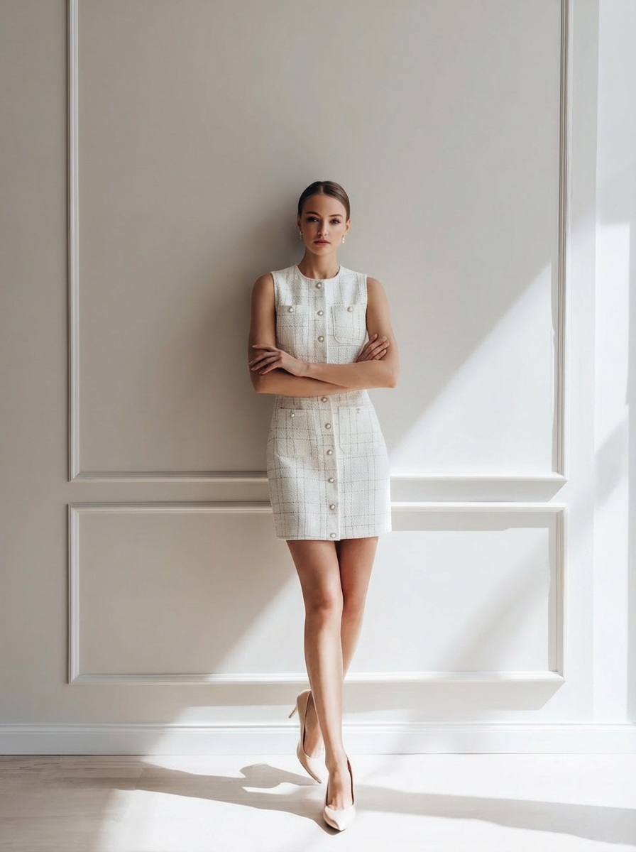 „Camilla“ Tweed Dress