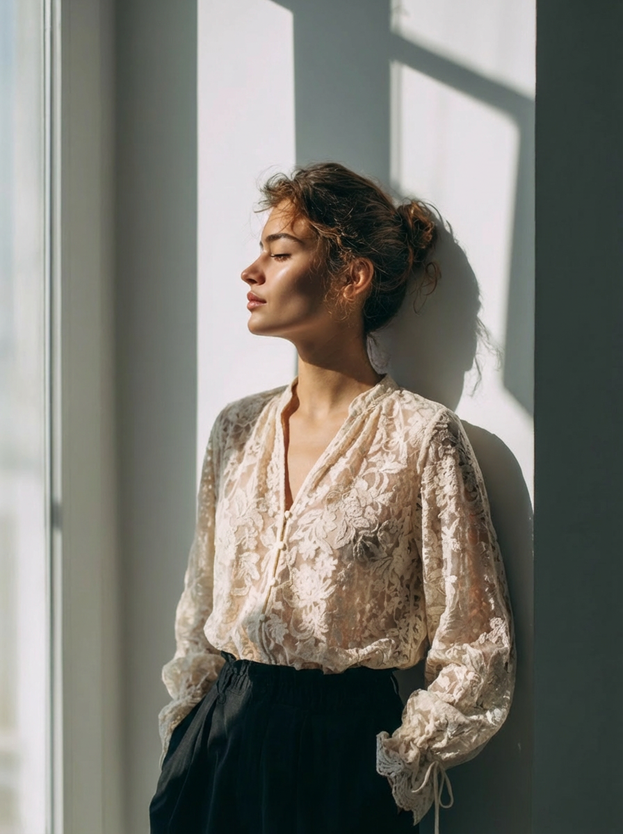 „Léonie“ Lace Blouse