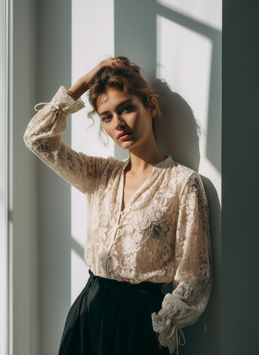 „Léonie“ Lace Blouse