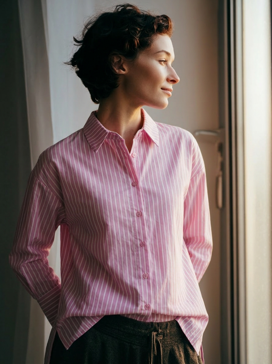 „Bleu“ Stripe Blouse
