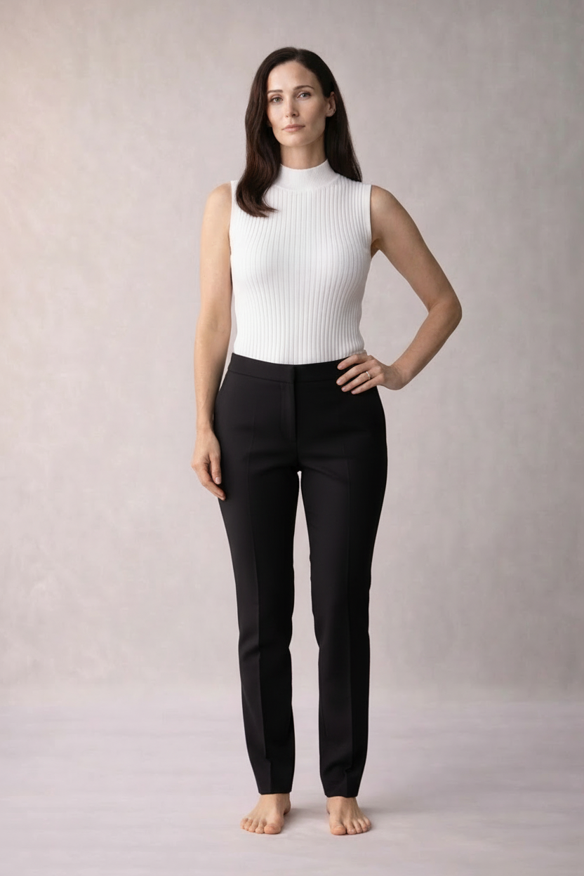 „Ivoire“ Rib Knit Top