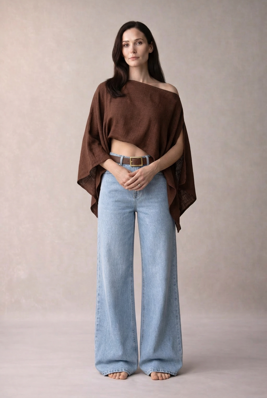 „Aureva“ One-Shoulder Top