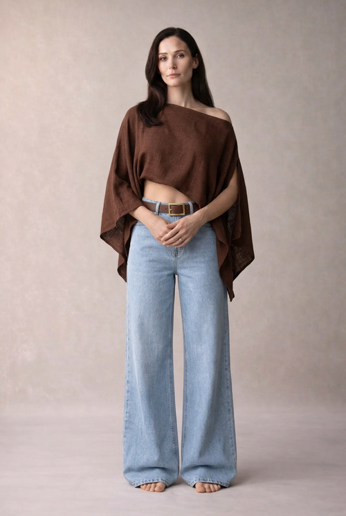 „Aureva“ One-Shoulder Top
