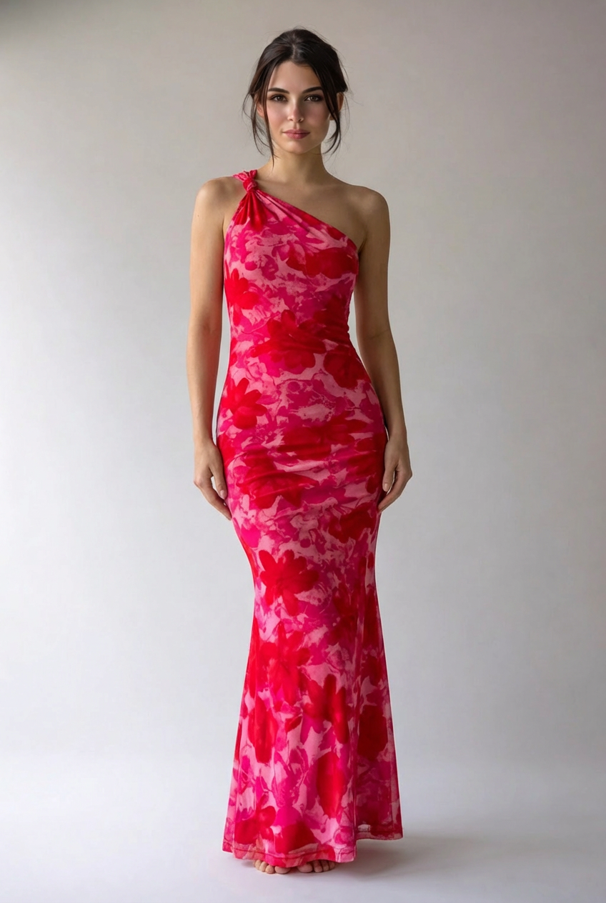 „Rosaline“ Halter Midi Dress