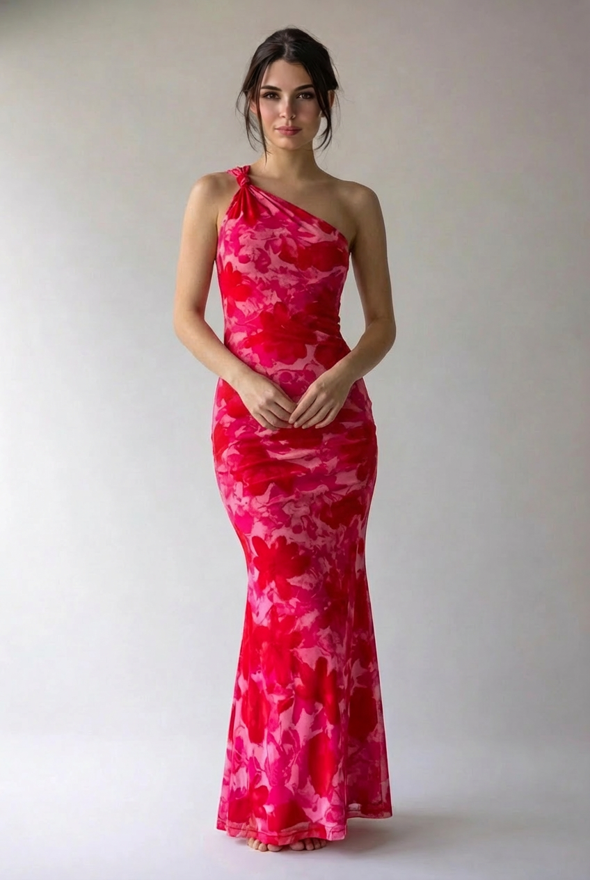 „Rosaline“ Halter Midi Dress