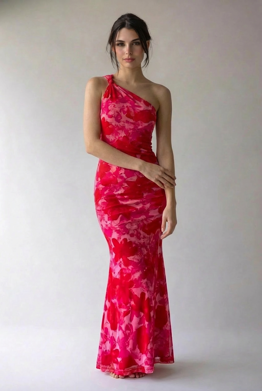 „Rosaline“ Halter Midi Dress