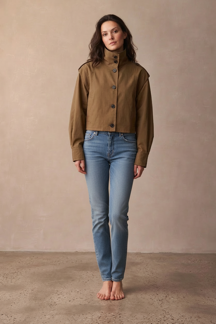 „Marceau“ Cropped Jacke