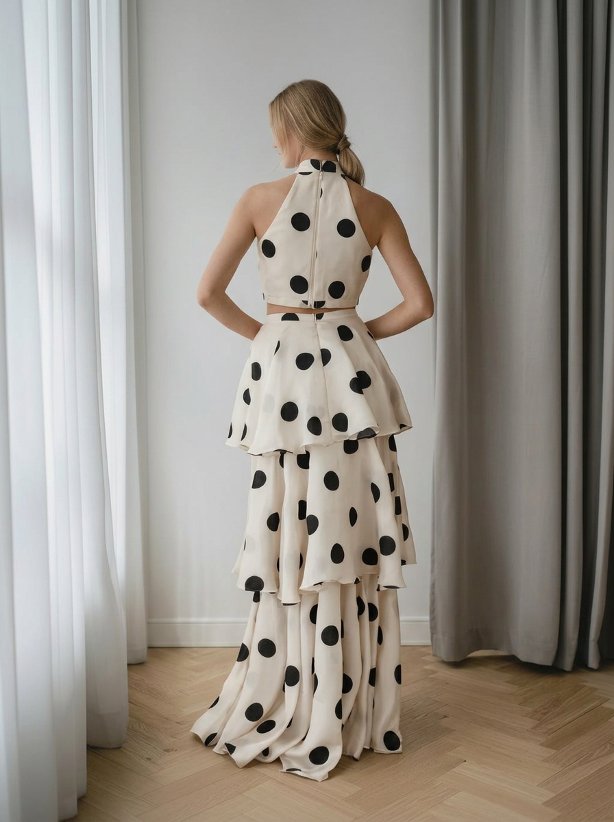 „Lunaria" Layered Two-Piece Set